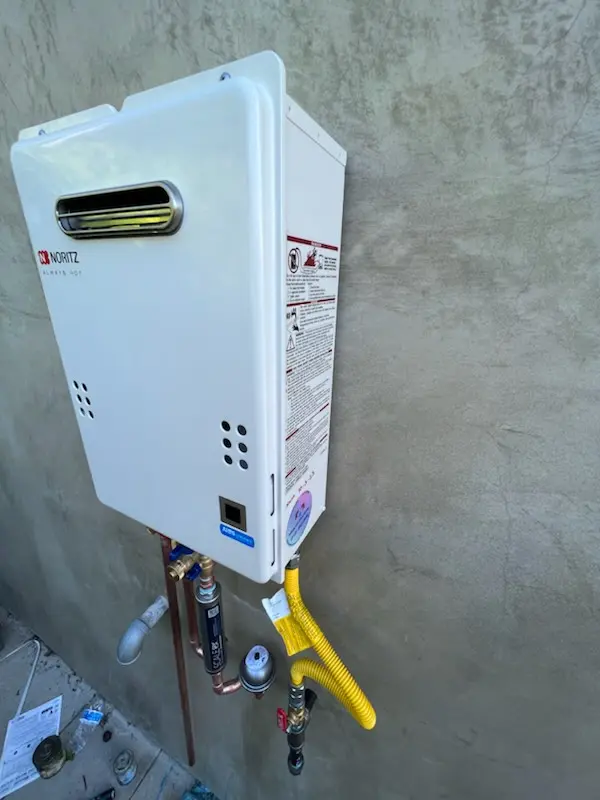 Tankless water heater installation for Clay Island homes